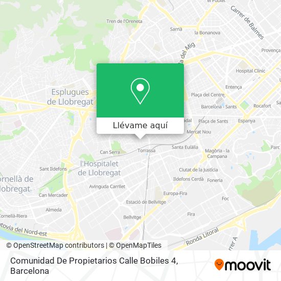 Mapa Comunidad De Propietarios Calle Bobiles 4
