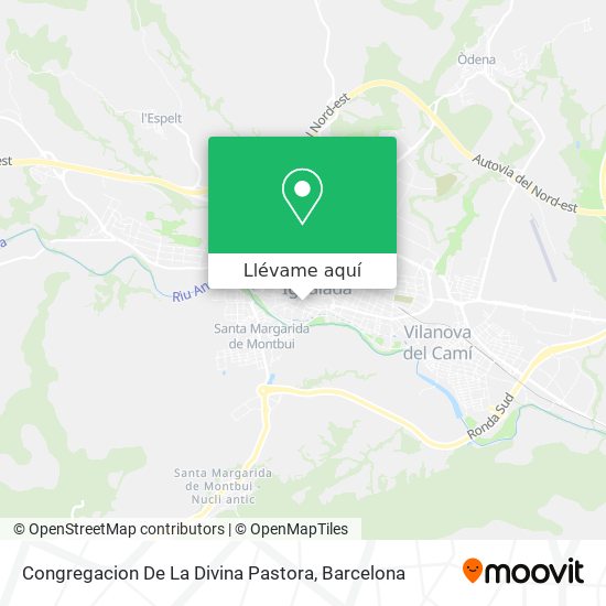 Mapa Congregacion De La Divina Pastora