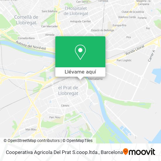 Mapa Cooperativa Agricola Del Prat S.coop.ltda.