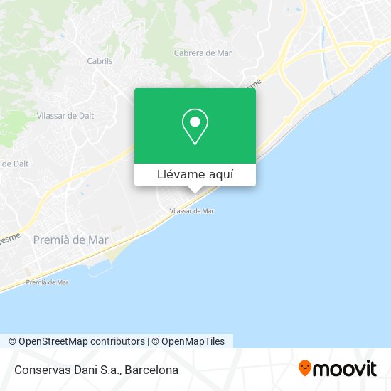 Mapa Conservas Dani S.a.