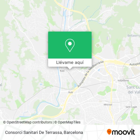 Mapa Consorci Sanitari De Terrassa