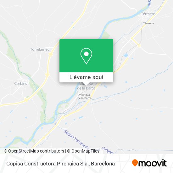 Mapa Copisa Constructora Pirenaica S.a.