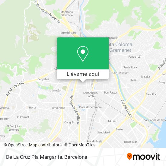 Mapa De La Cruz Pla Margarita
