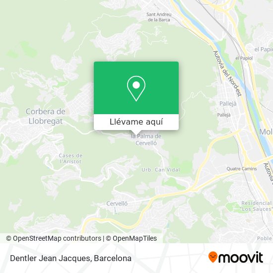 Mapa Dentler  Jean Jacques