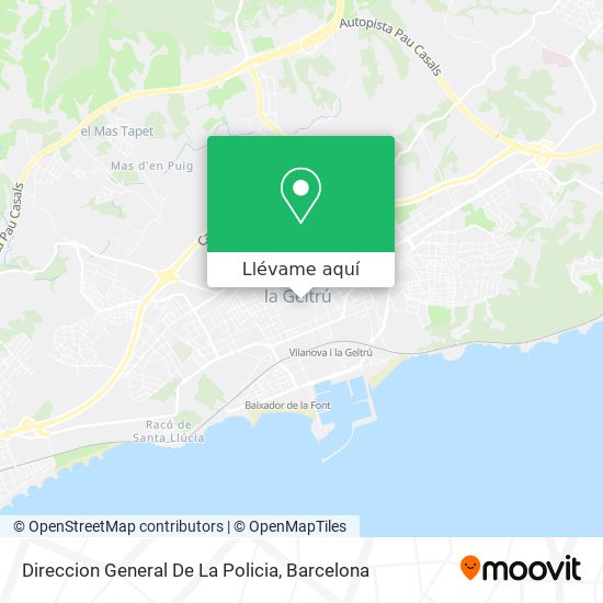 Mapa Direccion General De La Policia