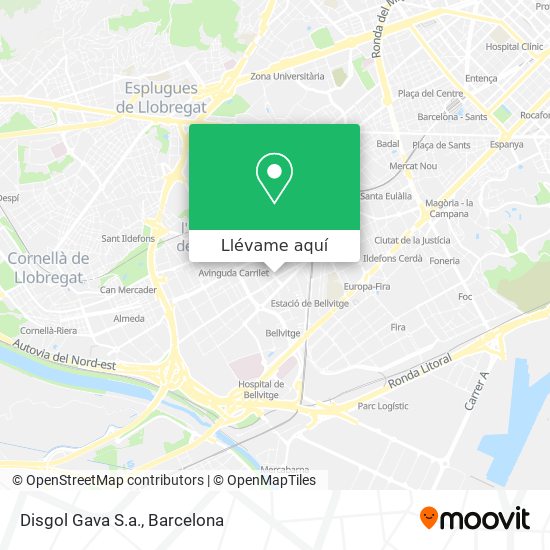 Mapa Disgol Gava S.a.