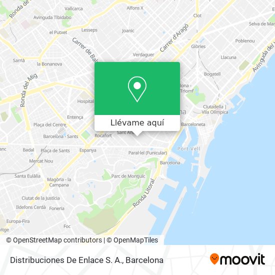 Mapa Distribuciones De Enlace S. A.