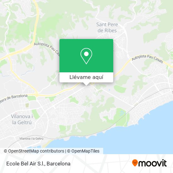 Mapa Ecole Bel Air S.l.