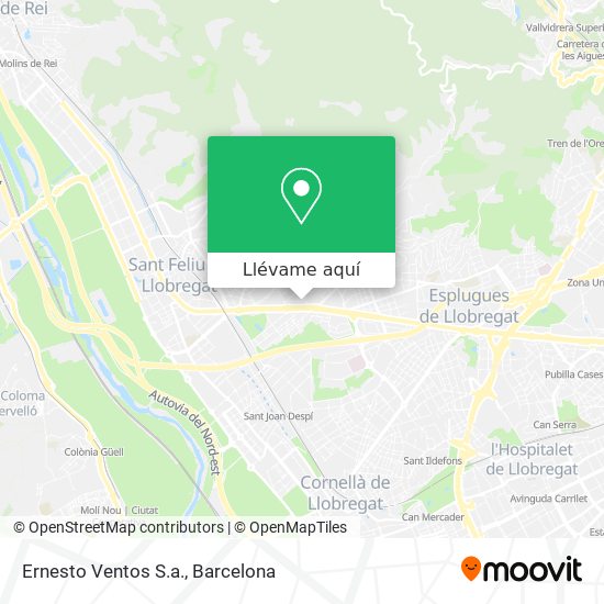 Mapa Ernesto Ventos S.a.