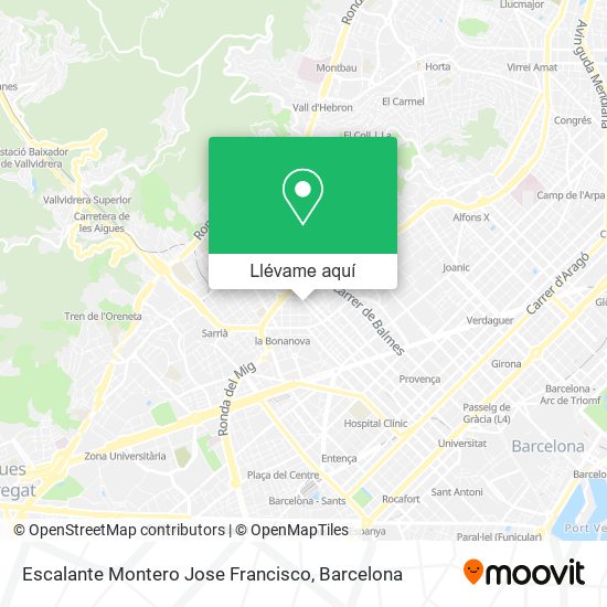 Mapa Escalante Montero Jose Francisco
