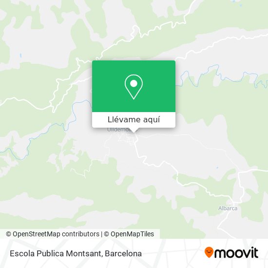 Mapa Escola Publica Montsant