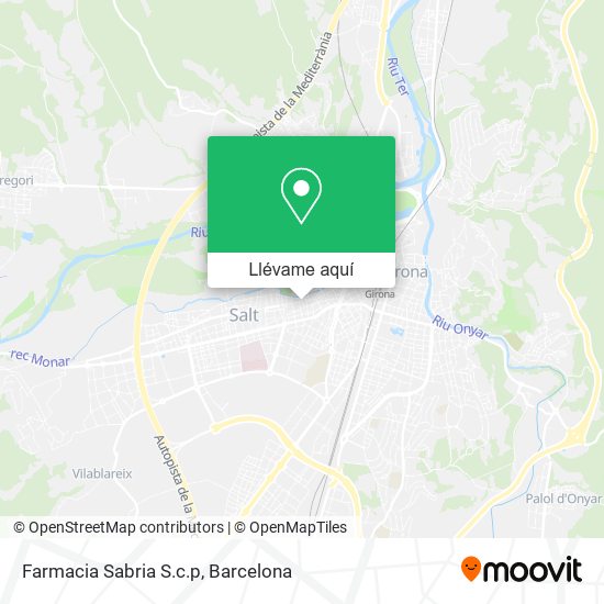 Mapa Farmacia Sabria S.c.p