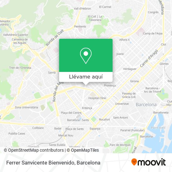 Mapa Ferrer Sanvicente Bienvenido