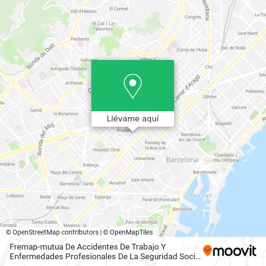 Mapa Fremap-mutua De Accidentes De Trabajo Y Enfermedades Profesionales De La Seguridad Social