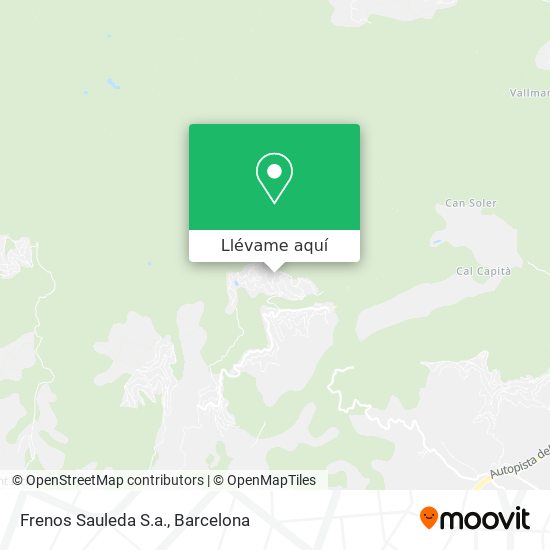Mapa Frenos Sauleda S.a.