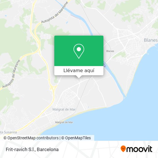Mapa Frit-ravich S.l.