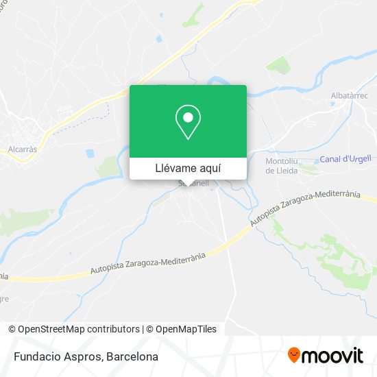 Mapa Fundacio Aspros
