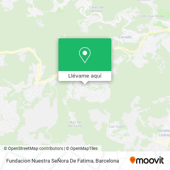 Mapa Fundacion Nuestra SeÑora De Fatima