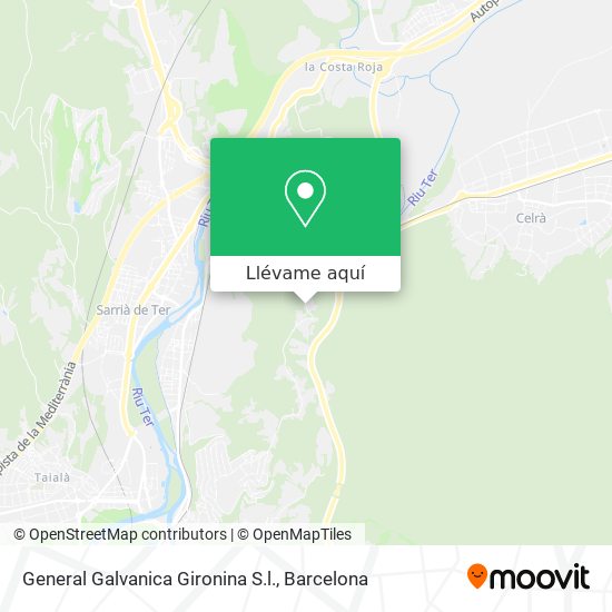 Mapa General Galvanica Gironina S.l.