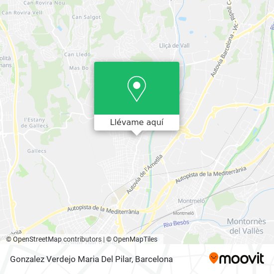 Mapa Gonzalez Verdejo Maria Del Pilar