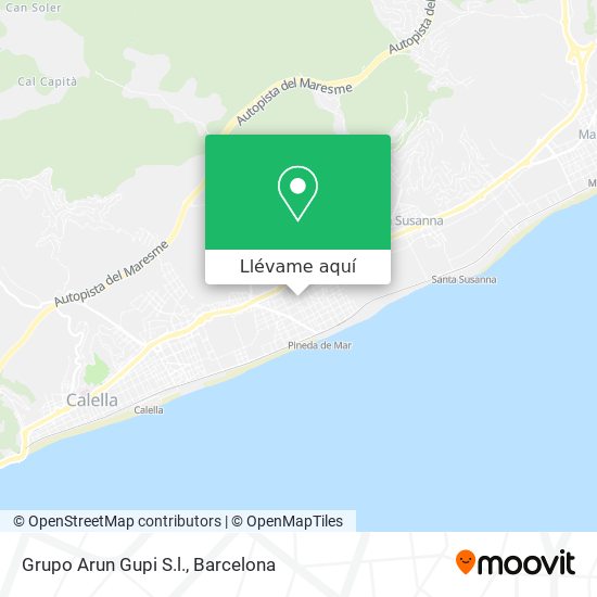 Mapa Grupo Arun Gupi S.l.