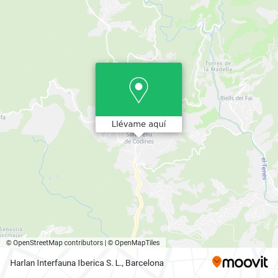 Mapa Harlan Interfauna Iberica S. L.