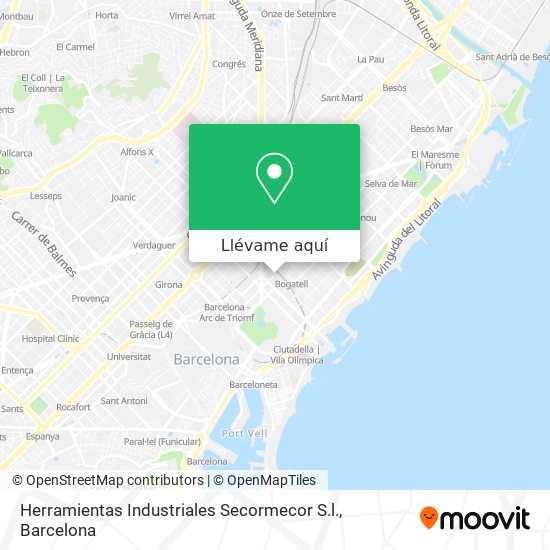 Mapa Herramientas Industriales Secormecor S.l.