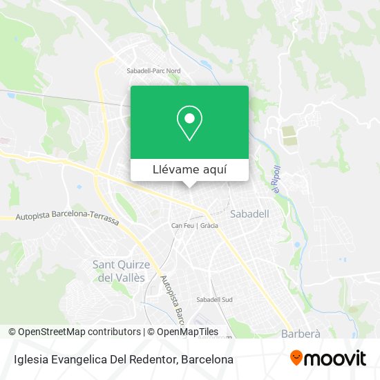 Mapa Iglesia Evangelica Del Redentor