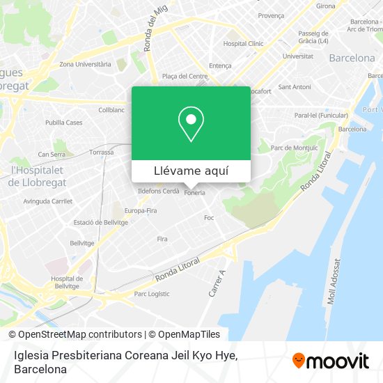 Mapa Iglesia Presbiteriana Coreana Jeil Kyo Hye