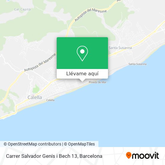 Mapa Carrer Salvador Genís i Bech 13