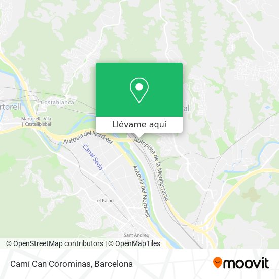 Mapa Camí Can Corominas