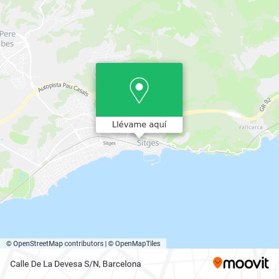 Mapa Calle De La Devesa S/N