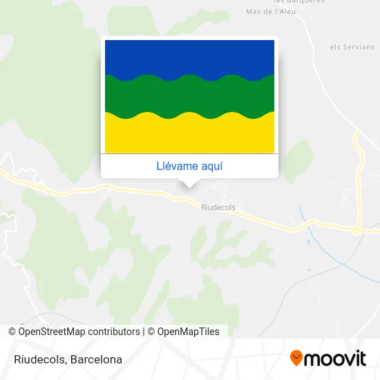 Mapa Riudecols