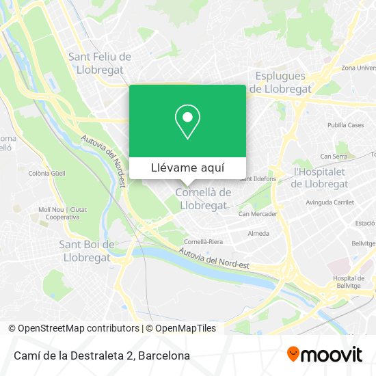 Mapa Camí de la Destraleta 2