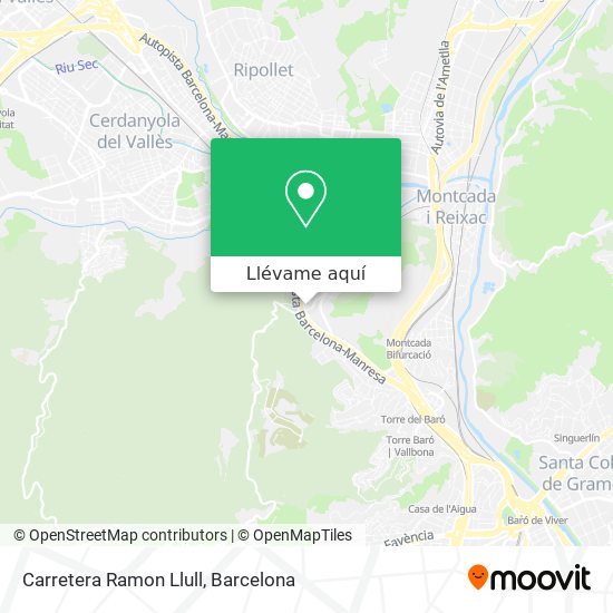 Mapa Carretera Ramon Llull