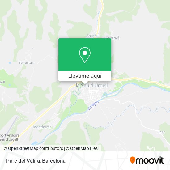 Mapa Parc del Valira