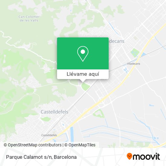 Mapa Parque Calamot s/n
