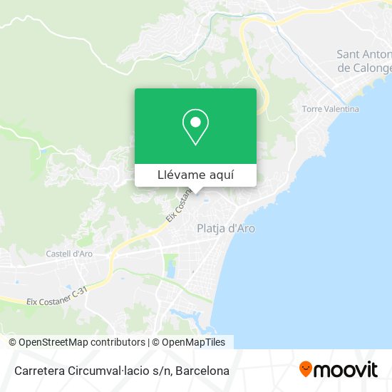 Mapa Carretera Circumval·lacio s/n