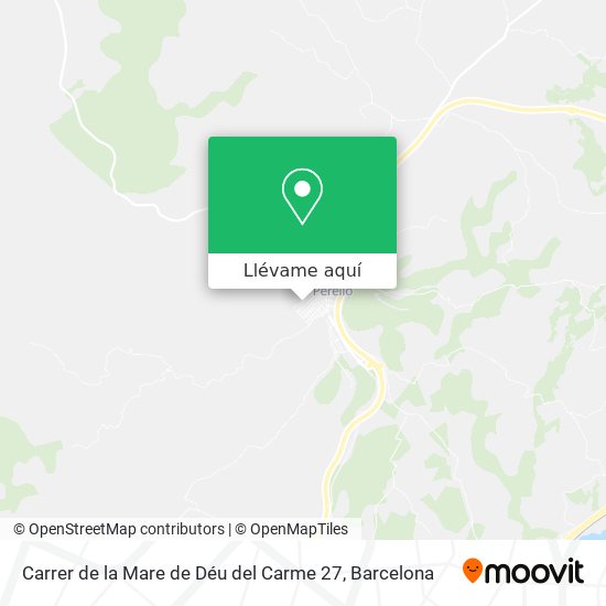 Mapa Carrer de la Mare de Déu del Carme 27