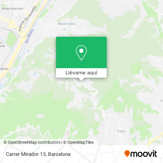 Mapa Carrer Mirador 13
