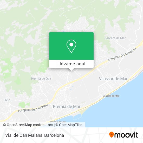 Mapa Vial de Can Maians