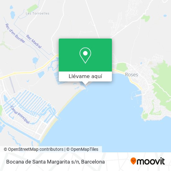 Mapa Bocana de Santa Margarita s/n