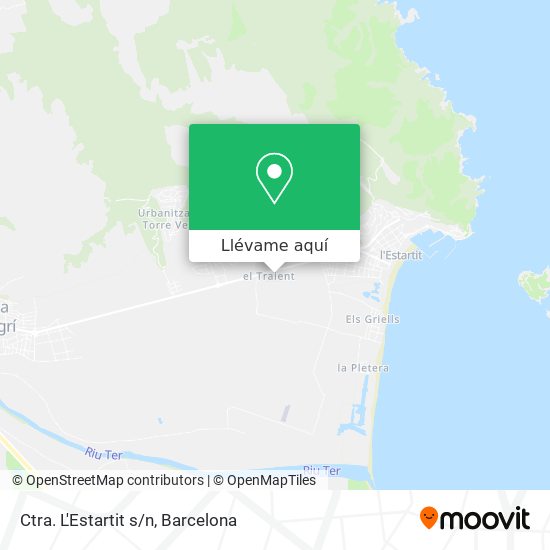 Mapa Ctra. L'Estartit s/n