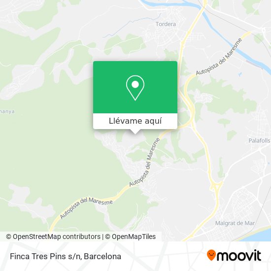 Mapa Finca Tres Pins s/n