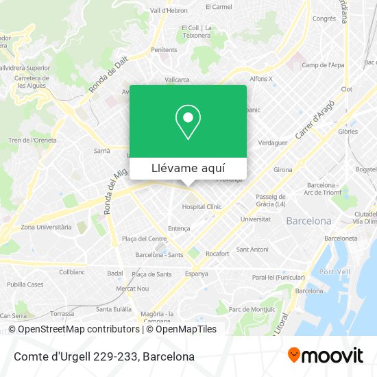 Mapa Comte d'Urgell 229-233