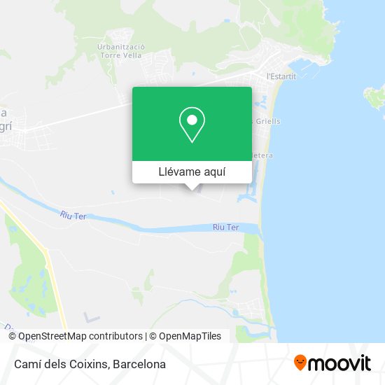 Mapa Camí dels Coixins