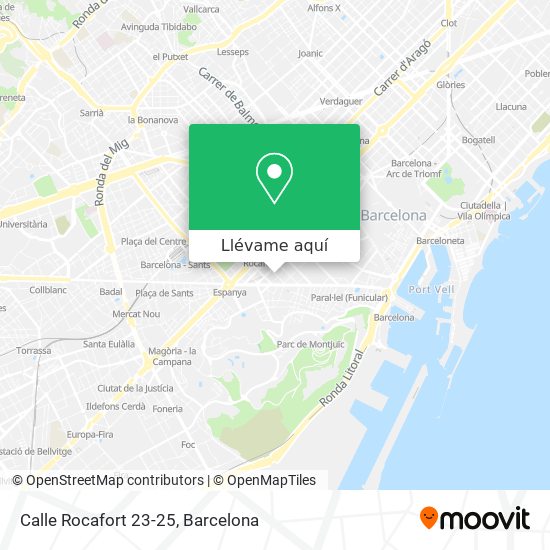 Mapa Calle Rocafort 23-25
