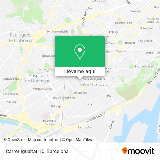 Mapa Carrer Igualtat 10
