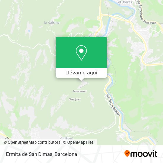 Mapa Ermita de San Dimas