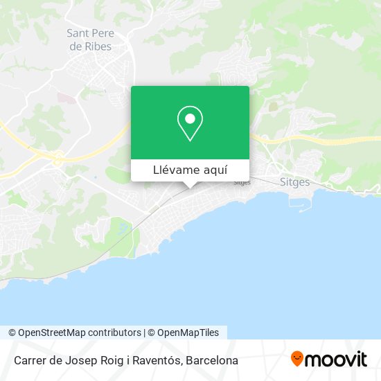 Mapa Carrer de Josep Roig i Raventós